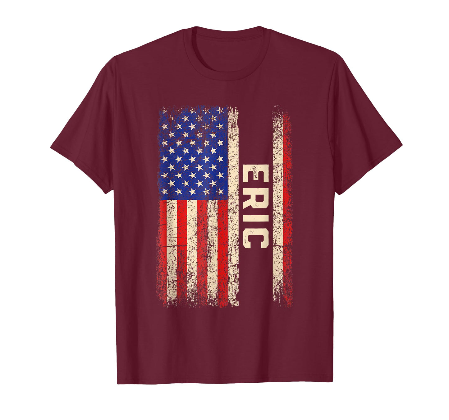 Eric First Name Shirt Eric Name American Flag T-Shirt