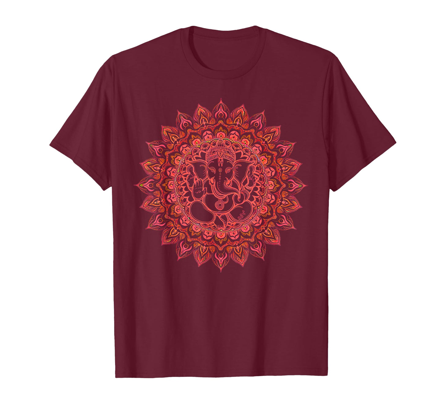 Hindu Ganesha Puja Elephant God India Meditation Yoga Murti T-Shirt
