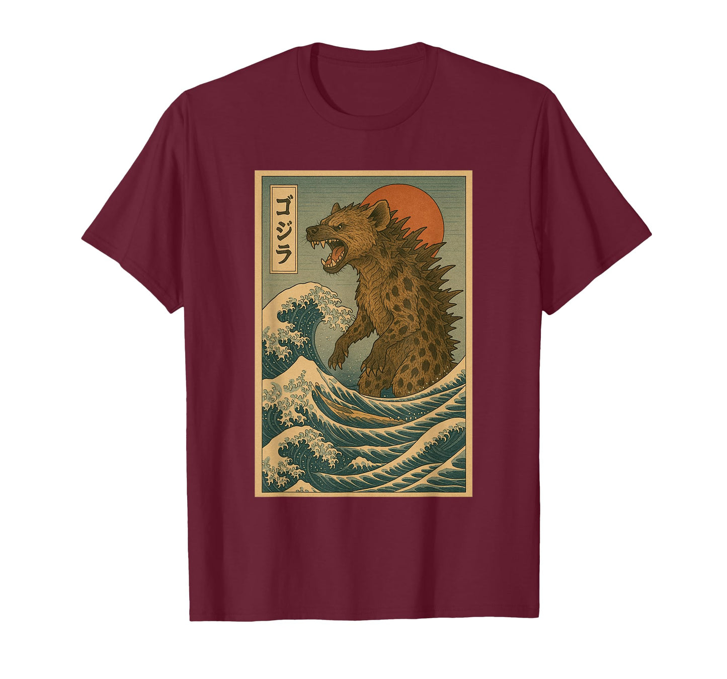 Hyena The Great Wave off Kanagawa T-Shirt