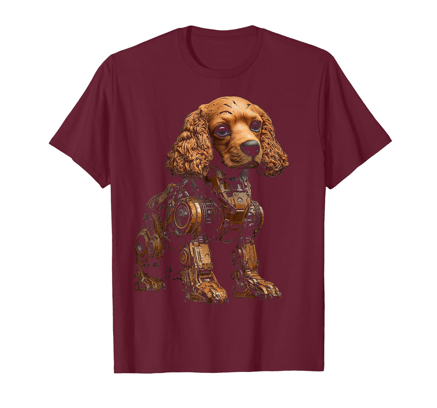 Cocker Spaniel Dog Pet Artwork Blue Eyes Cocker Spaniel T-Shirt for Men Women Kids