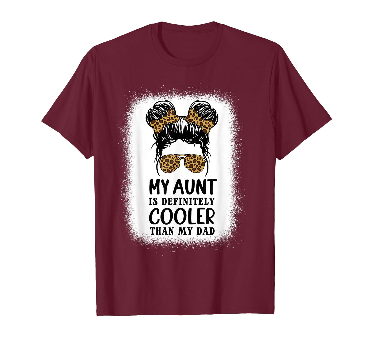 My Aunt Is Definitely Cooler Than My Dad Girls Niece Nephew T-Shirt