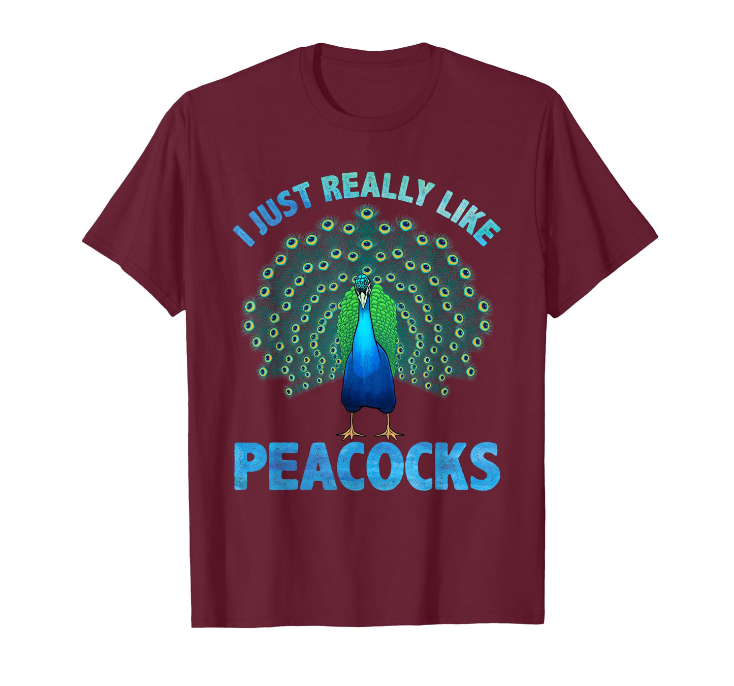 Cool Peacock Design for Men Women Kids Bird Peacock Lovers T-Shirt