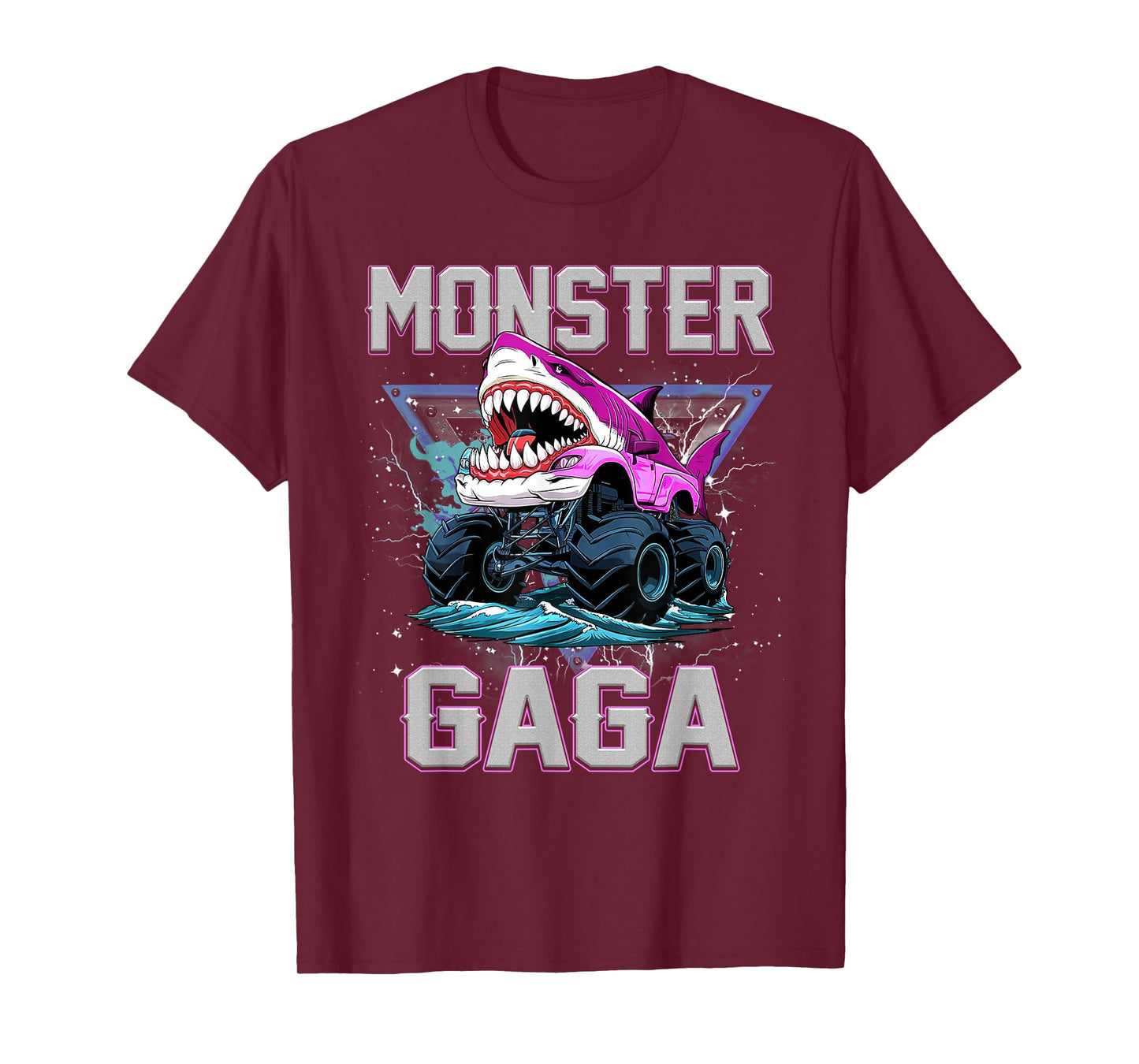 Shark Monster Truck Gaga Monster Truck Are My Jam Truck T-Shirt