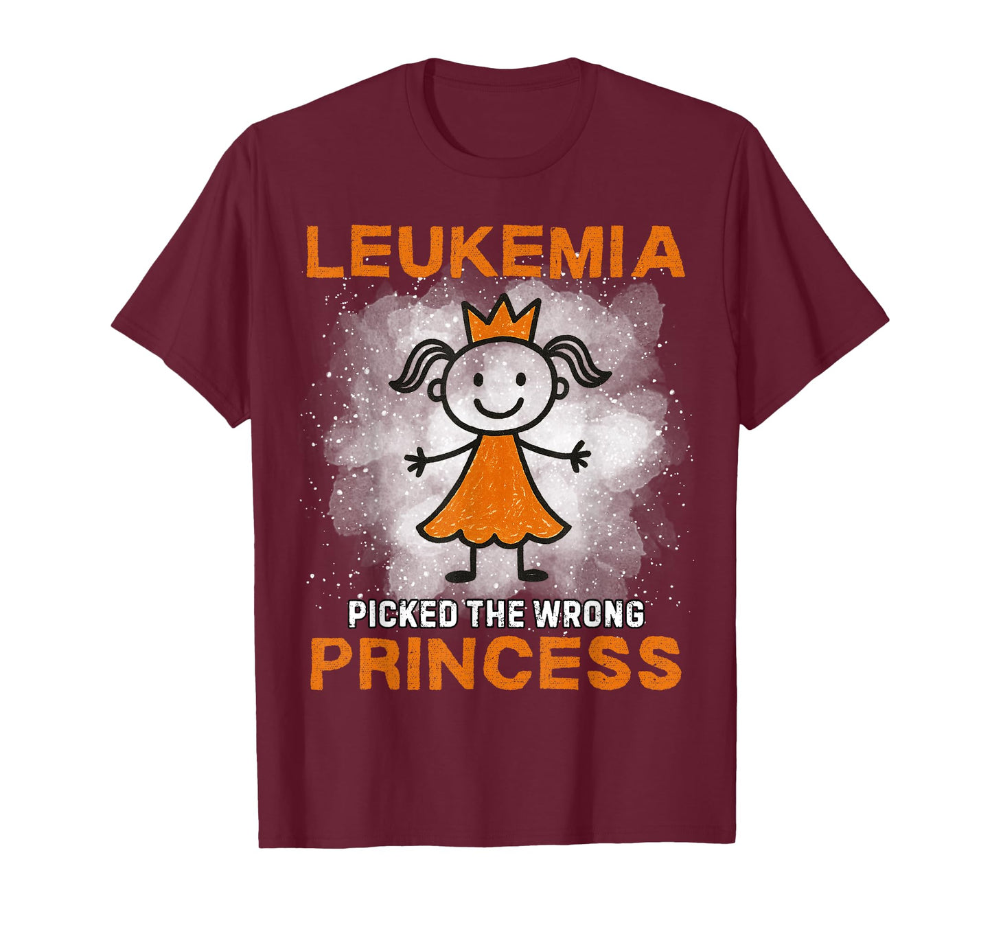 Leukemia Picked the wrong Princess Leukemia Awareness T-Shirt