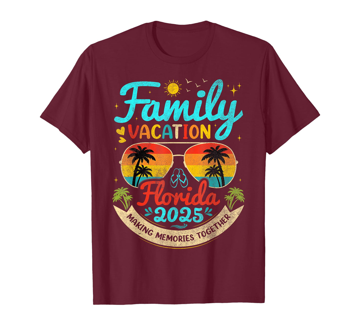 Family Vacation Florida 2025 Florida Group Summer Trip T-Shirt