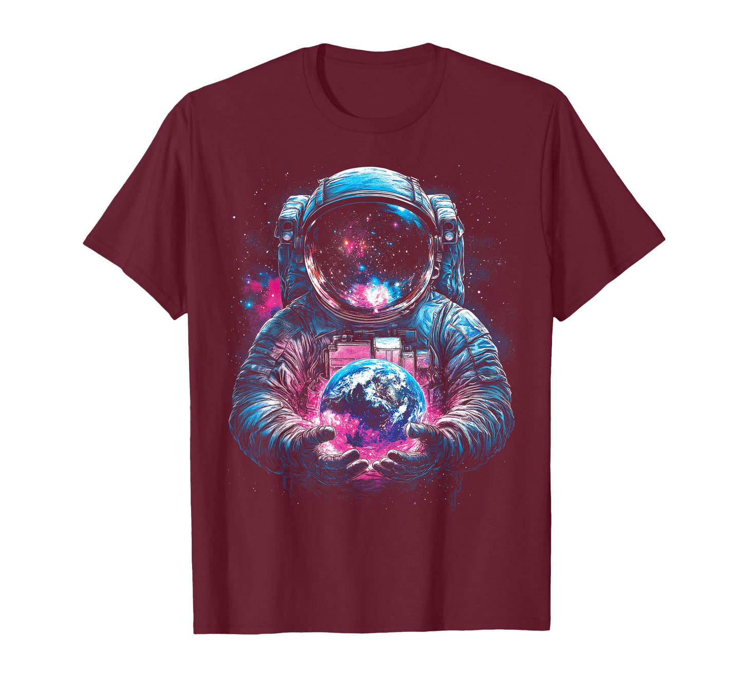 Astronaut Planet Earth Outer Space Galaxy Universe Science T-Shirt