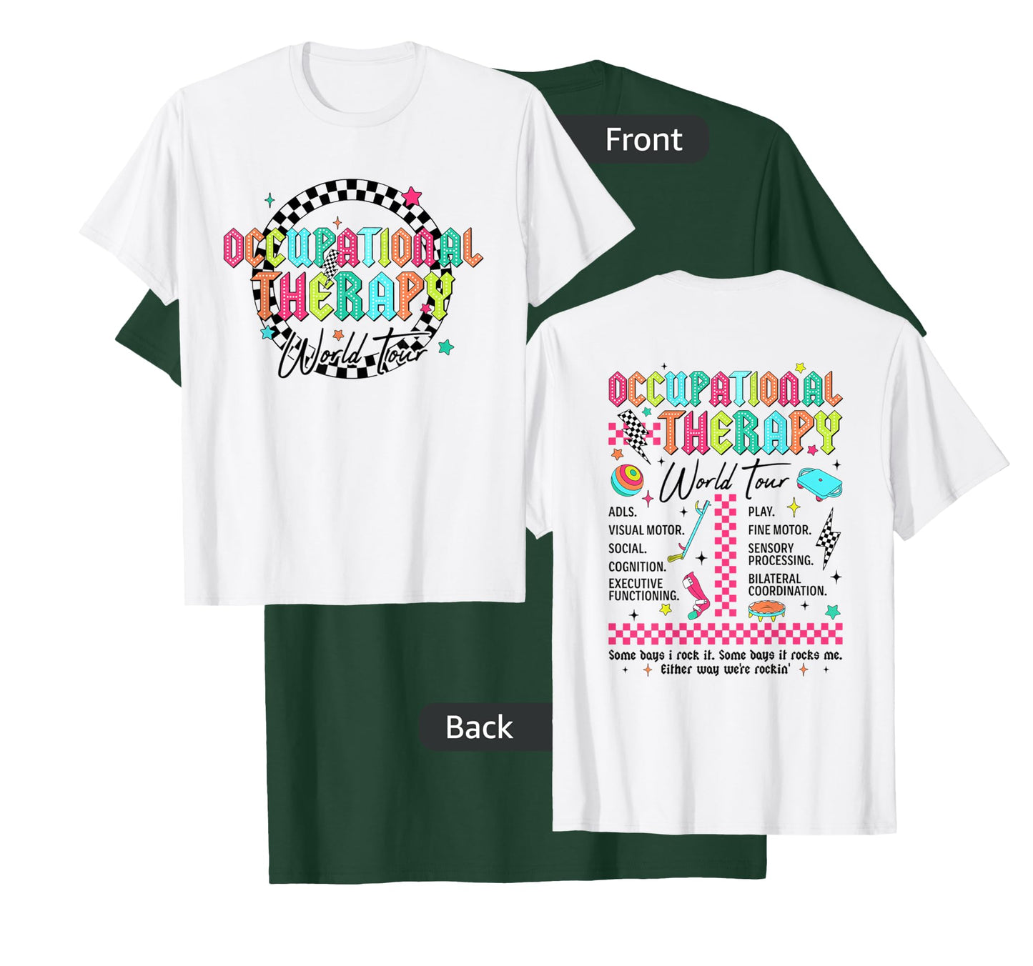 Occupational Therapy World Tour New OT Squad COTA OTA T-Shirt