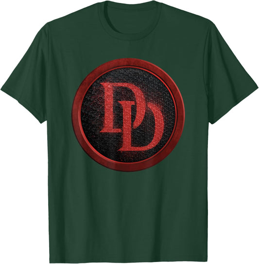 Marvel Daredevil: Born Again Born Again Gritty Red DD Icon T-Shirt T-Shirt - T-Shirt | Forest