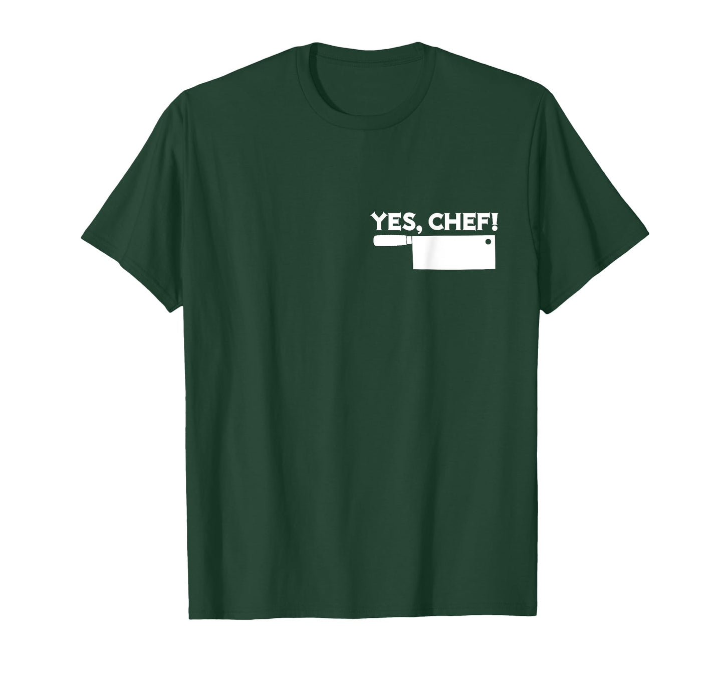 YES, CHEF Professional Sous Chef Funny Simple Text Meme T-Shirt