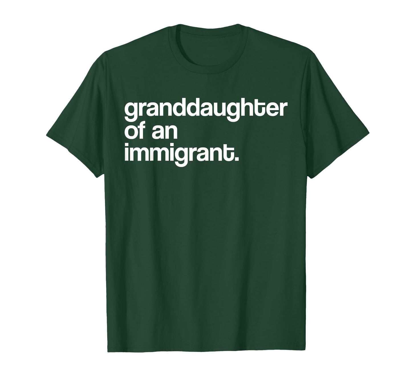Granddaughter Of An Immigrant U.S.A T-Shirt