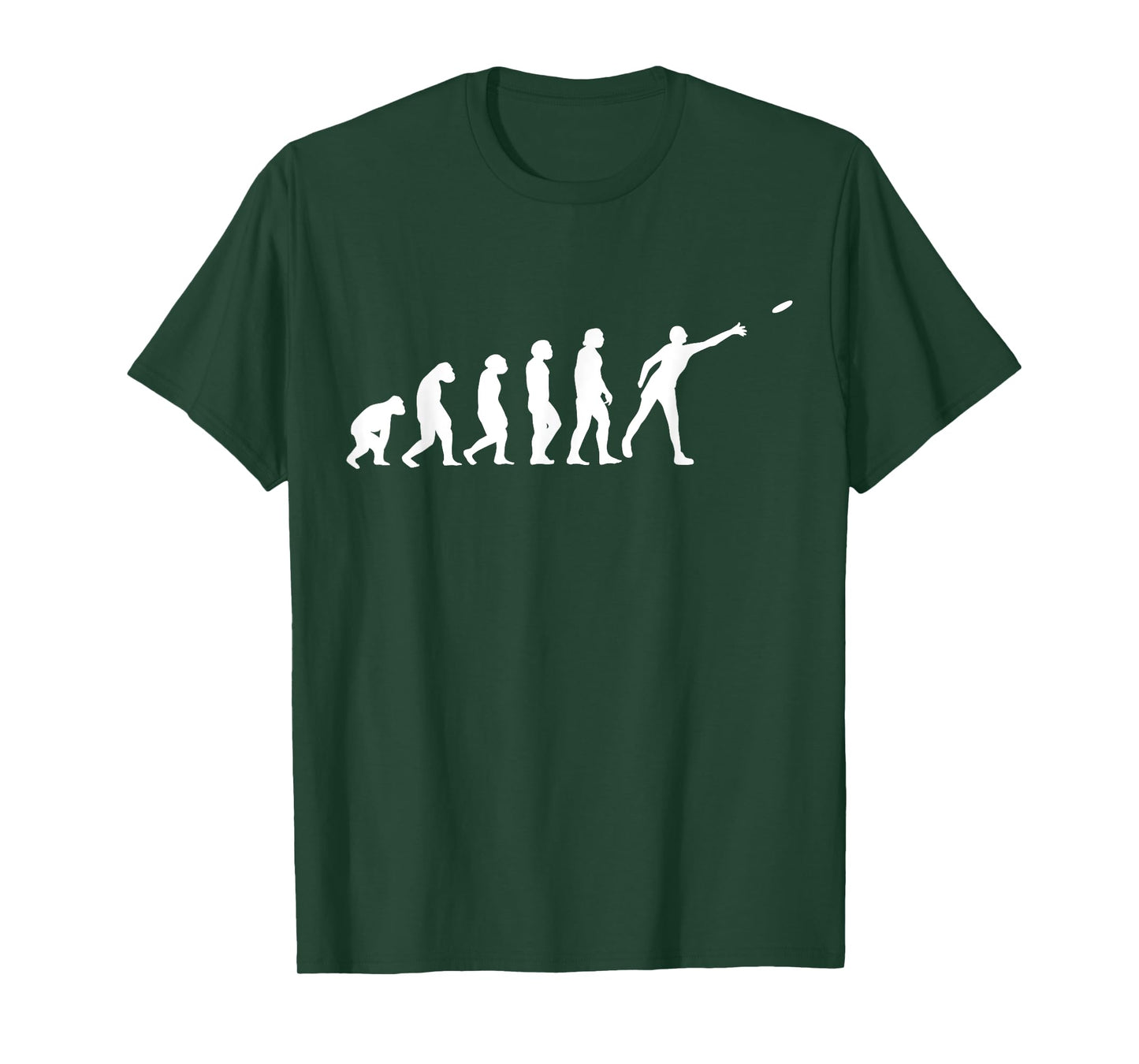 Disc Golf Evolution Of Man Golfing Funny Monkey Modern Ape T-Shirt