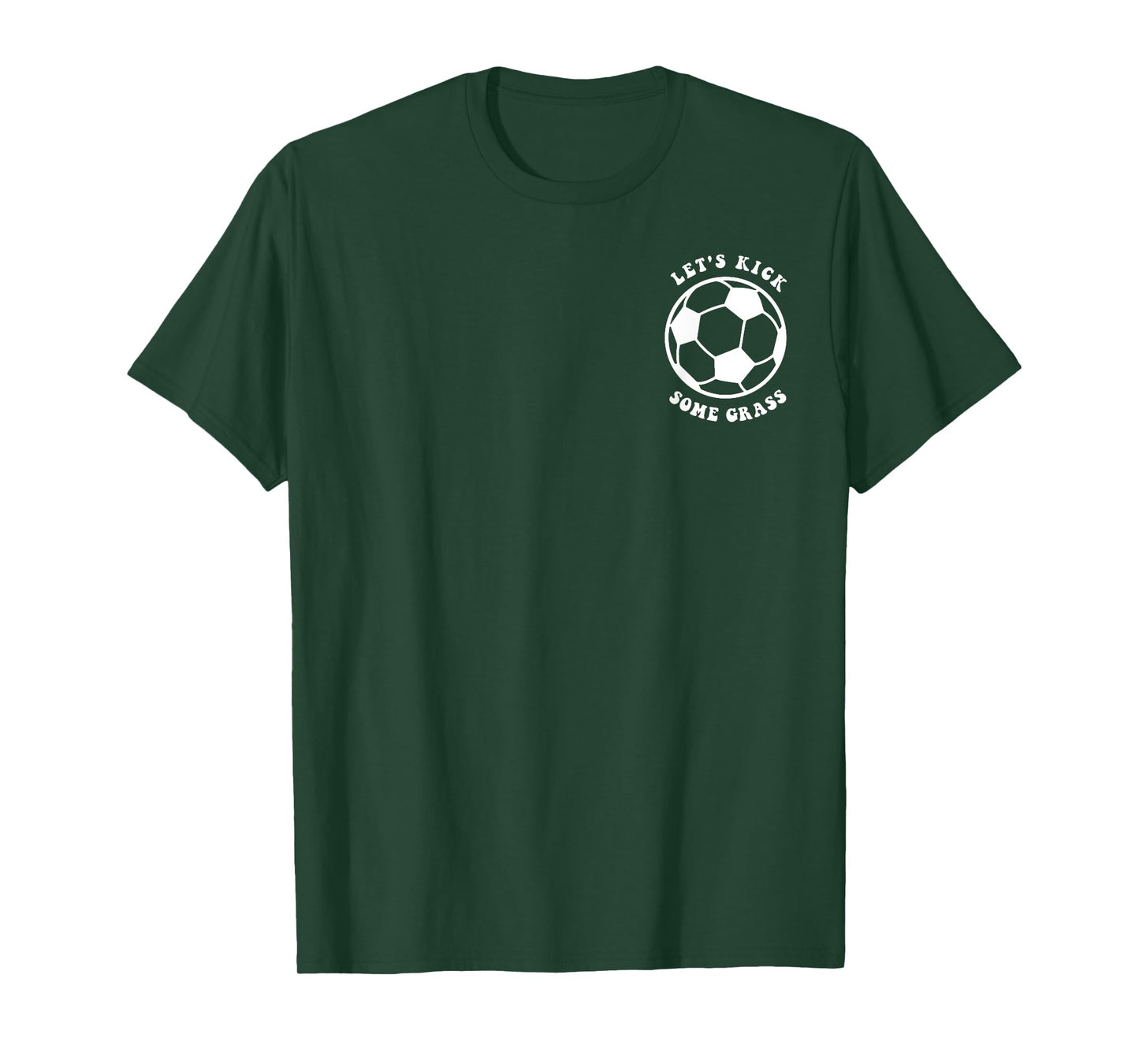 Kids Let's Kick Some Grass, Funny Soccer Mom Soccer Season T-Shirt
