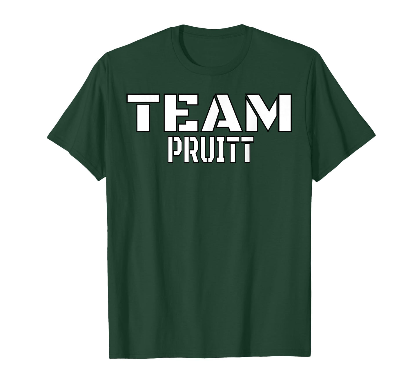 Team Pruitt Unique Personalized Matching Family T-Shirt