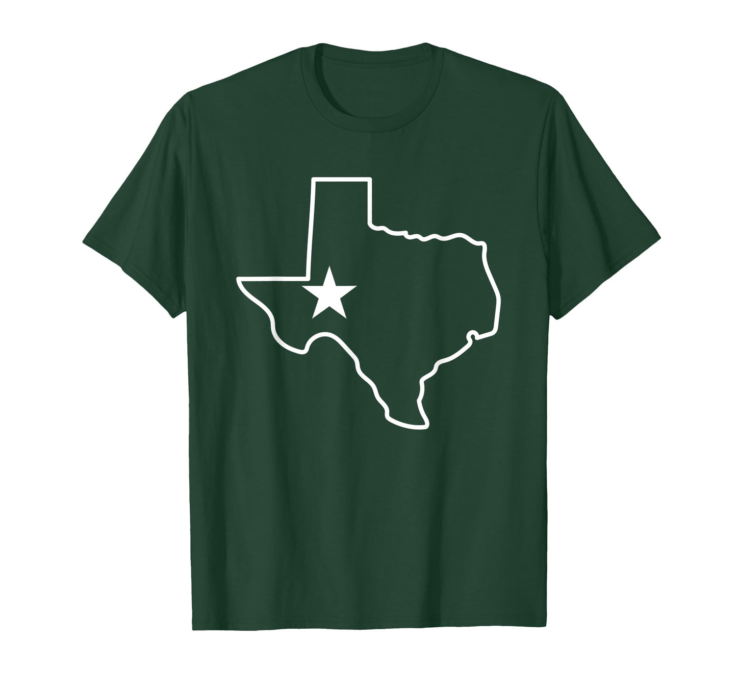 Texas State Outline map for teen girls T-Shirt