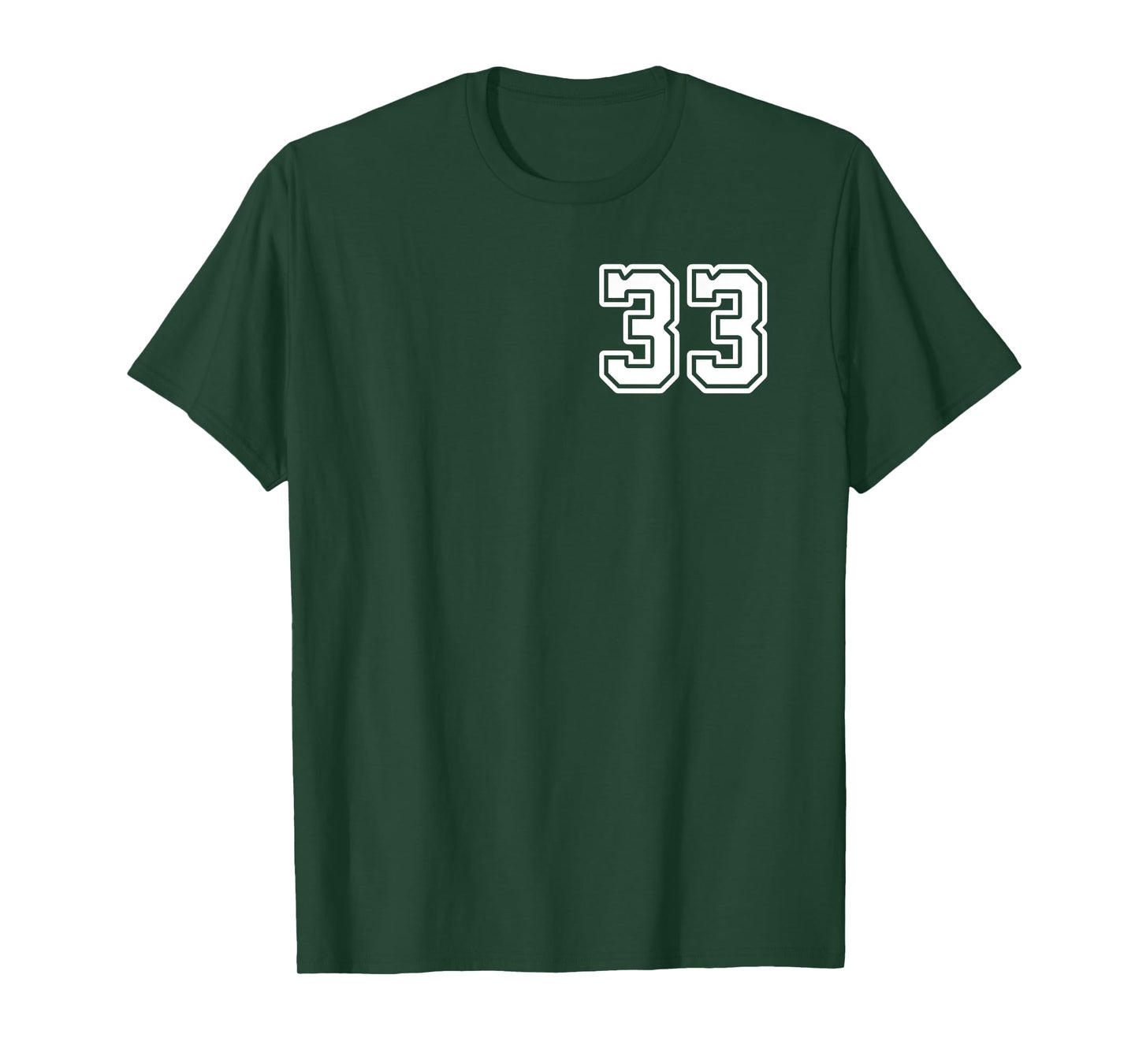 Number 33 Shirt #33 Player Sports Team Men Women Kids T-Shirt