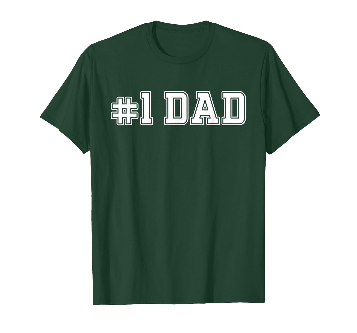 #1 Dad Best Dad Father's Day Number One Dad T-Shirt