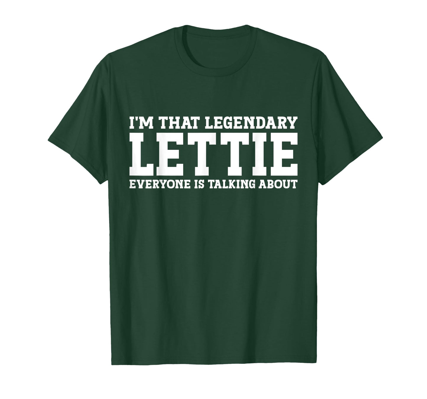 Lettie Personal Name Women Girl Funny Lettie T-Shirt