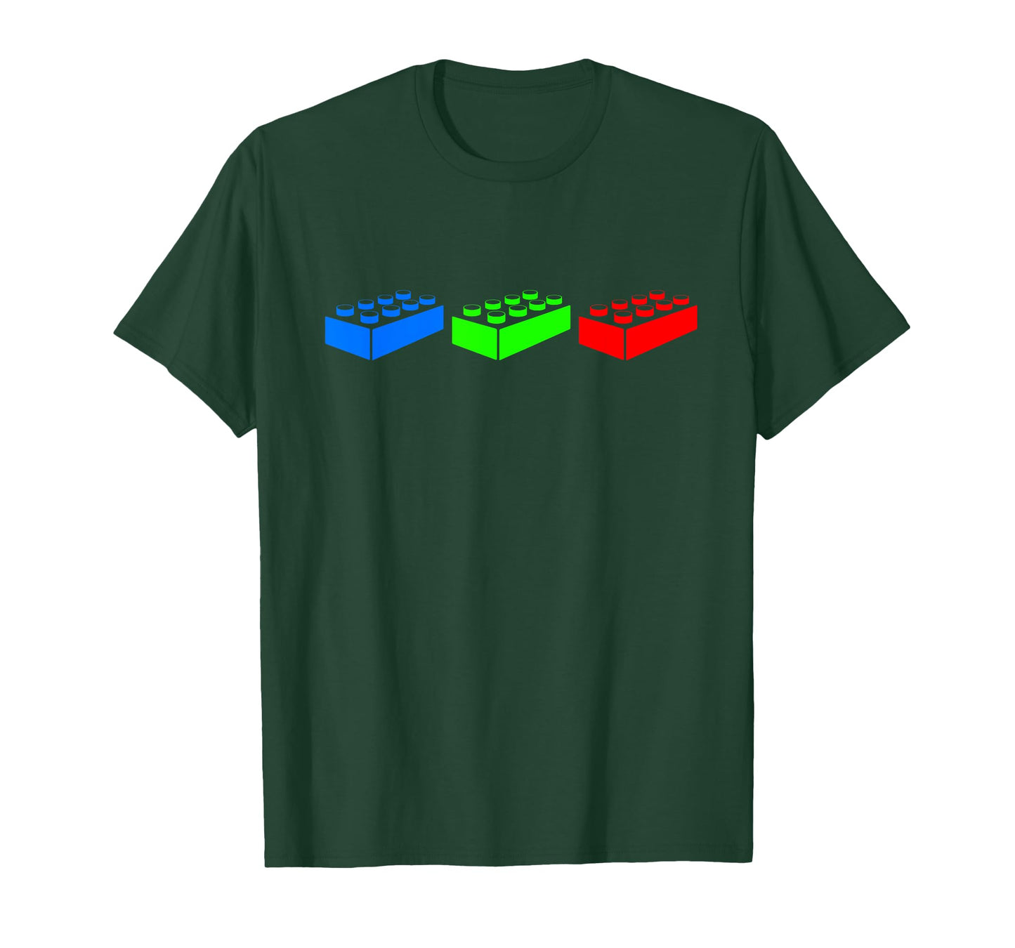 Building Blocks Bricks Master Builder Engineer Construction T-Shirt