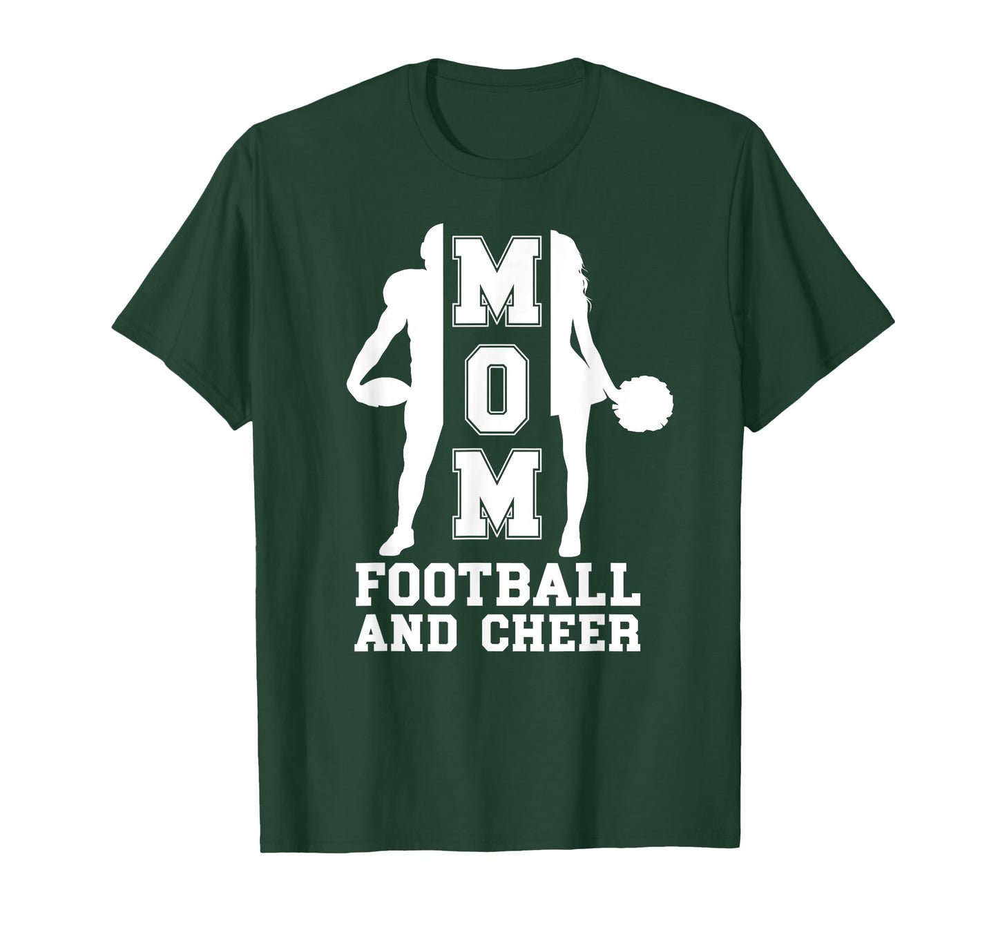 Football And Cheer Mom Of Cheerleader And Football Player T-Shirt