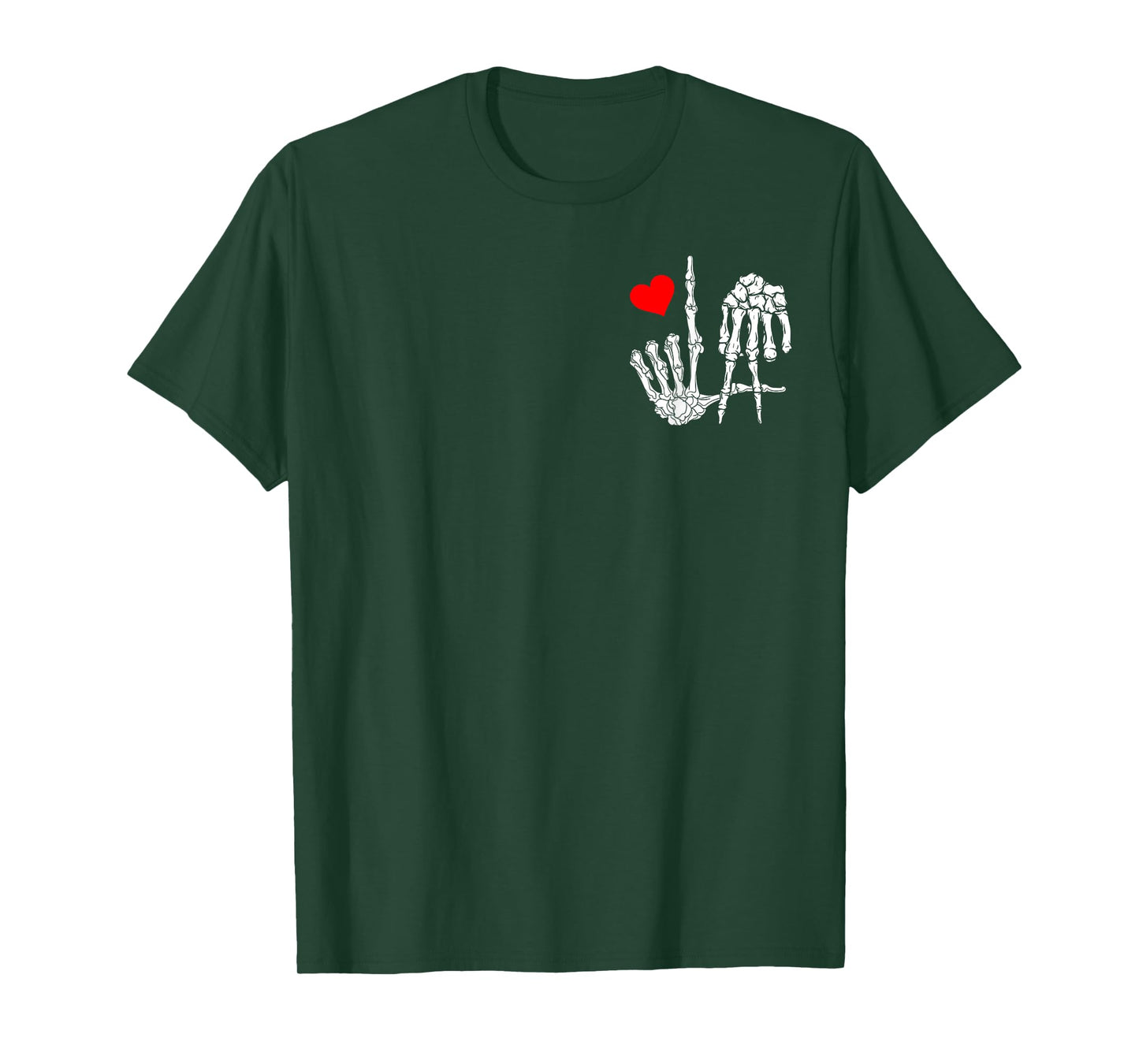I Love Los Angeles With Skeleton LA Sign to Represent City T-Shirt