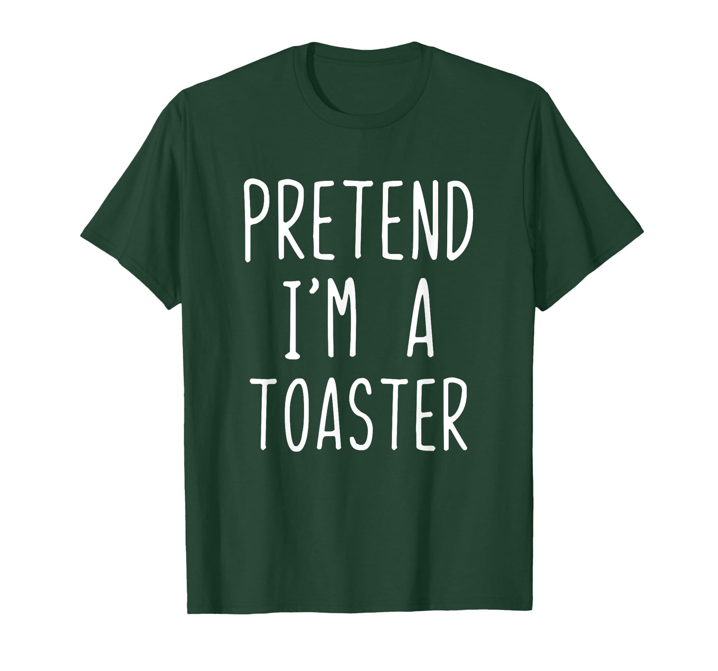 Pretend I'm A Toaster Costume Halloween Lazy Adult Kids T-Shirt