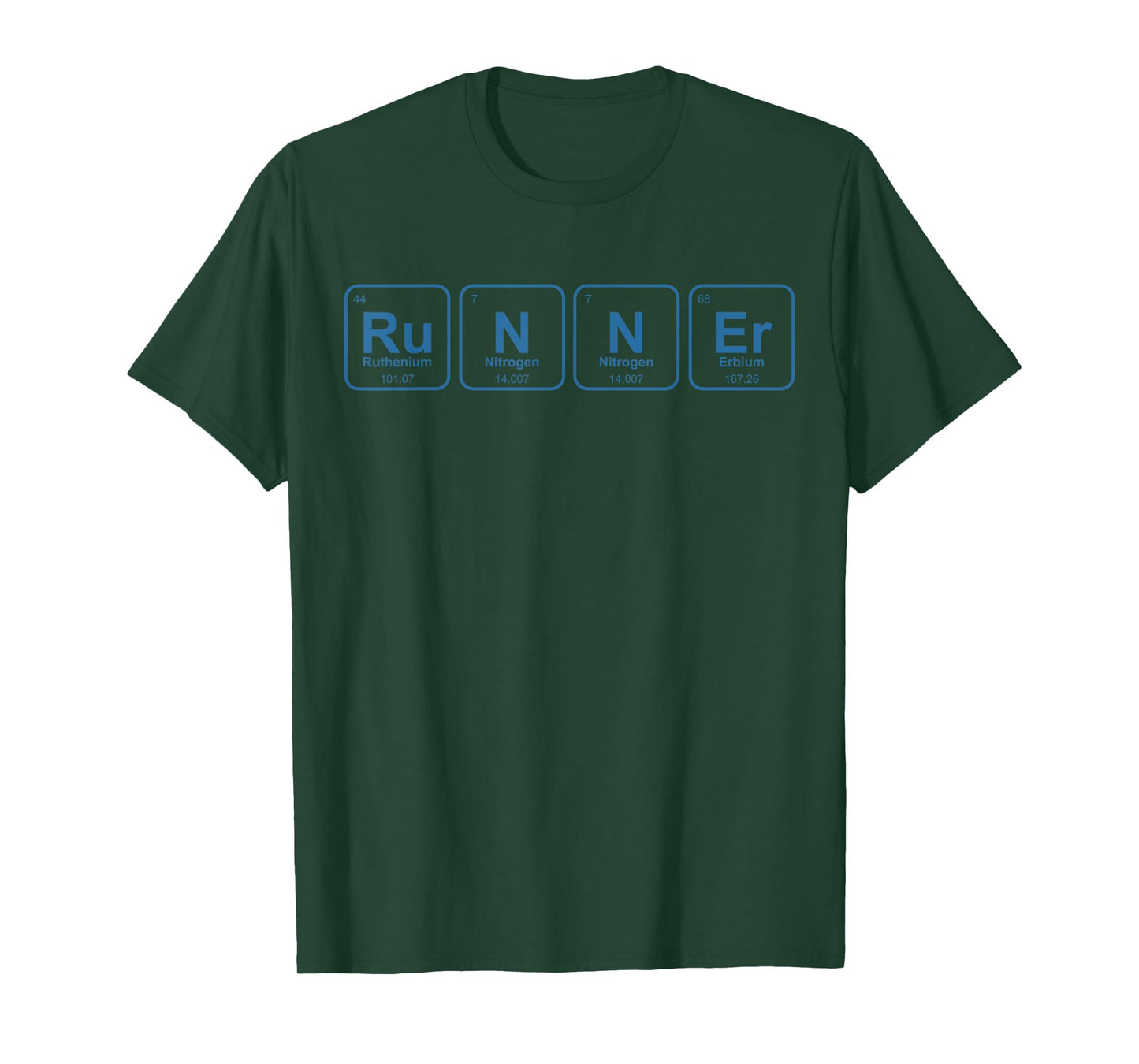 Runner Periodic Table Funny Running Marathon Lovers Outfit T-Shirt