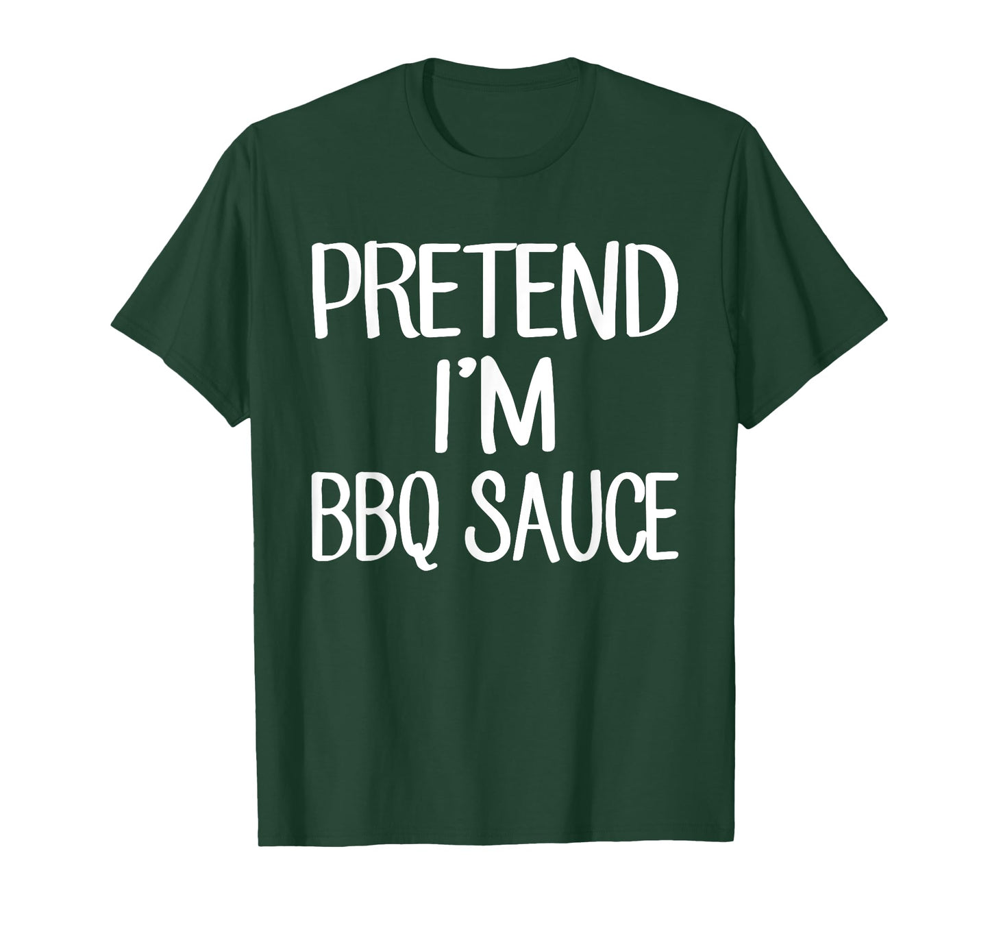 Pretend I'm BBQ Sauce Costume Family Lazy Easy Halloween T-Shirt