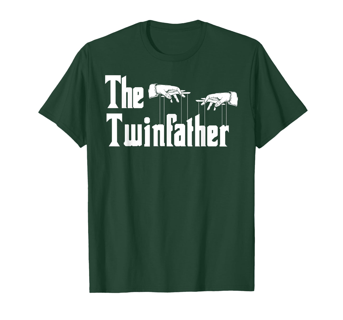The Twinfather Father's Day Twin Dad Funny Daddy Of Twins T-Shirt