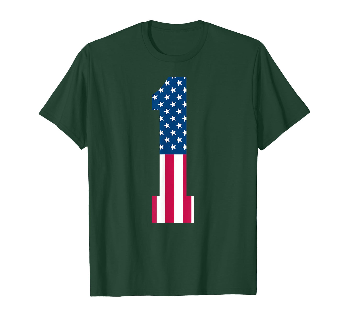 Fun 1st Birthday US American Flag 1st Of July Boy 1-Year-Old T-Shirt