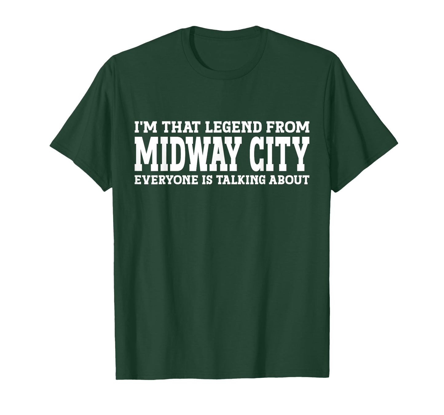 Midway City Hometown CA California Funny Midway City T-Shirt