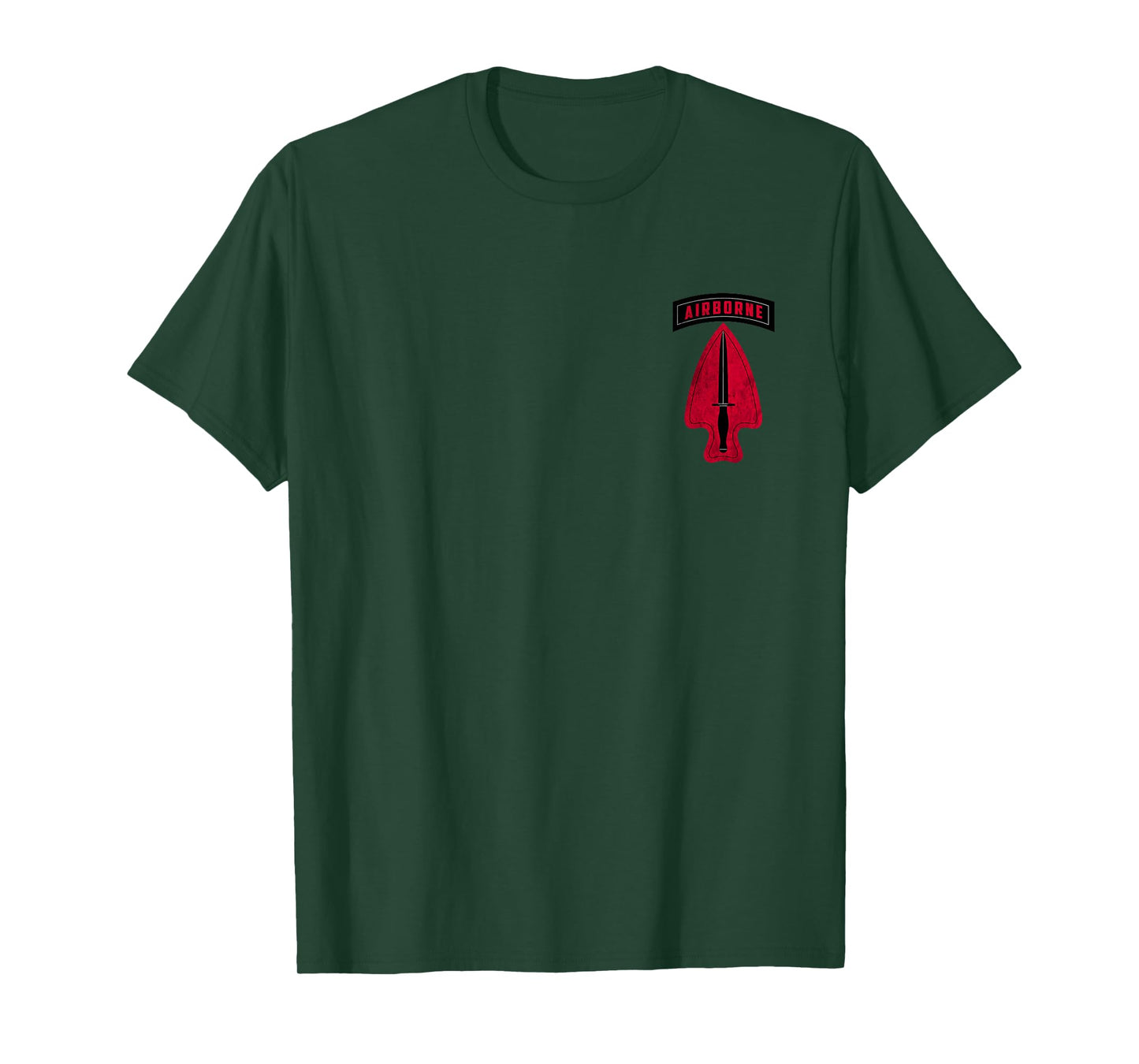 USASOC Force Airborne Vintage Logo Veteran Military Papa T-Shirt