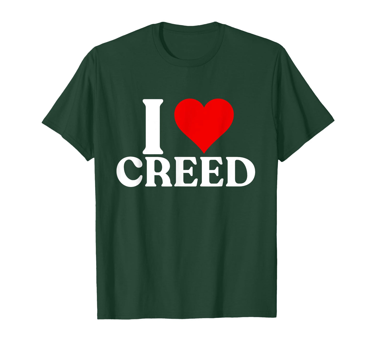 I Heart CREED First Name Personalized I Love CREED Vintage T-Shirt