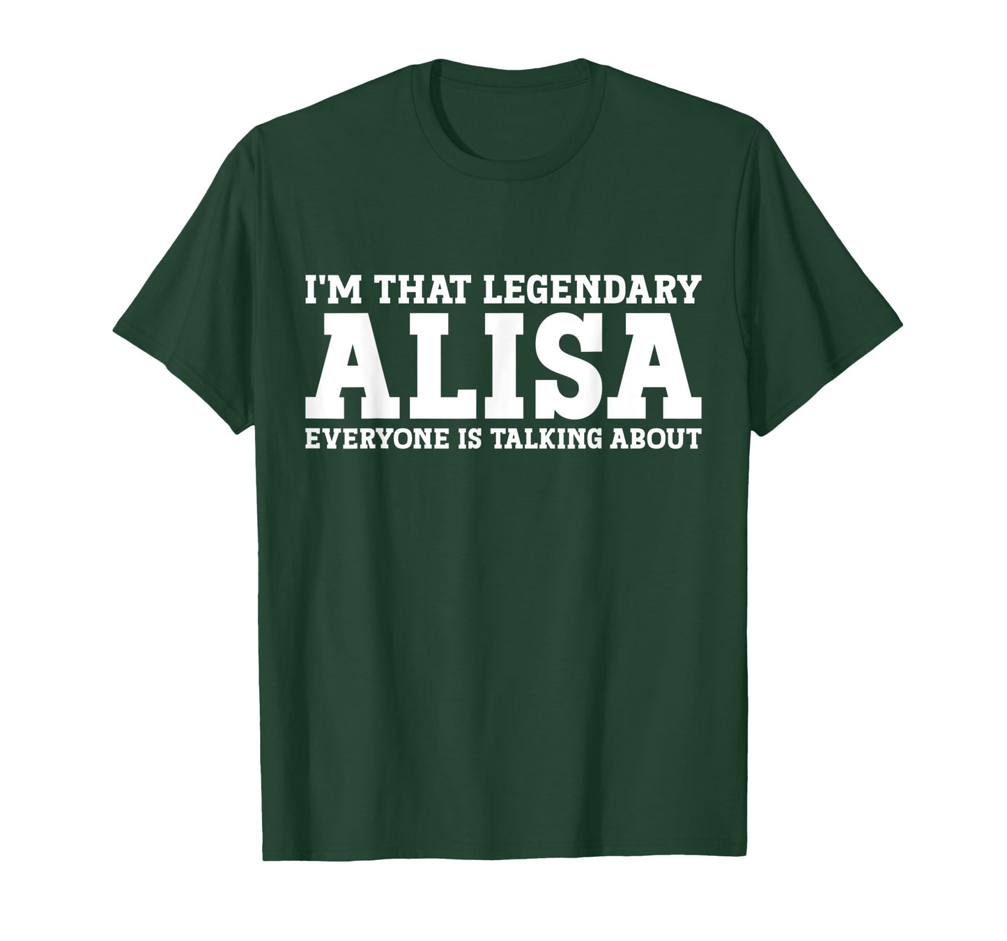 Alisa Personal Name Women Girl Funny Alisa T-Shirt