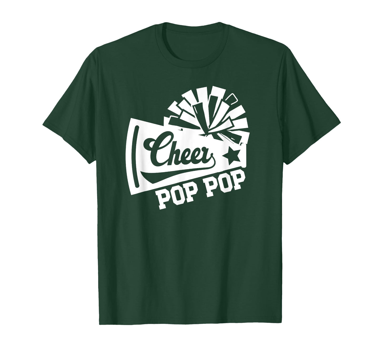 Cheer Pop Pop Of A Cheerleader Pop Pop Cheerleading Pop Pop T-Shirt