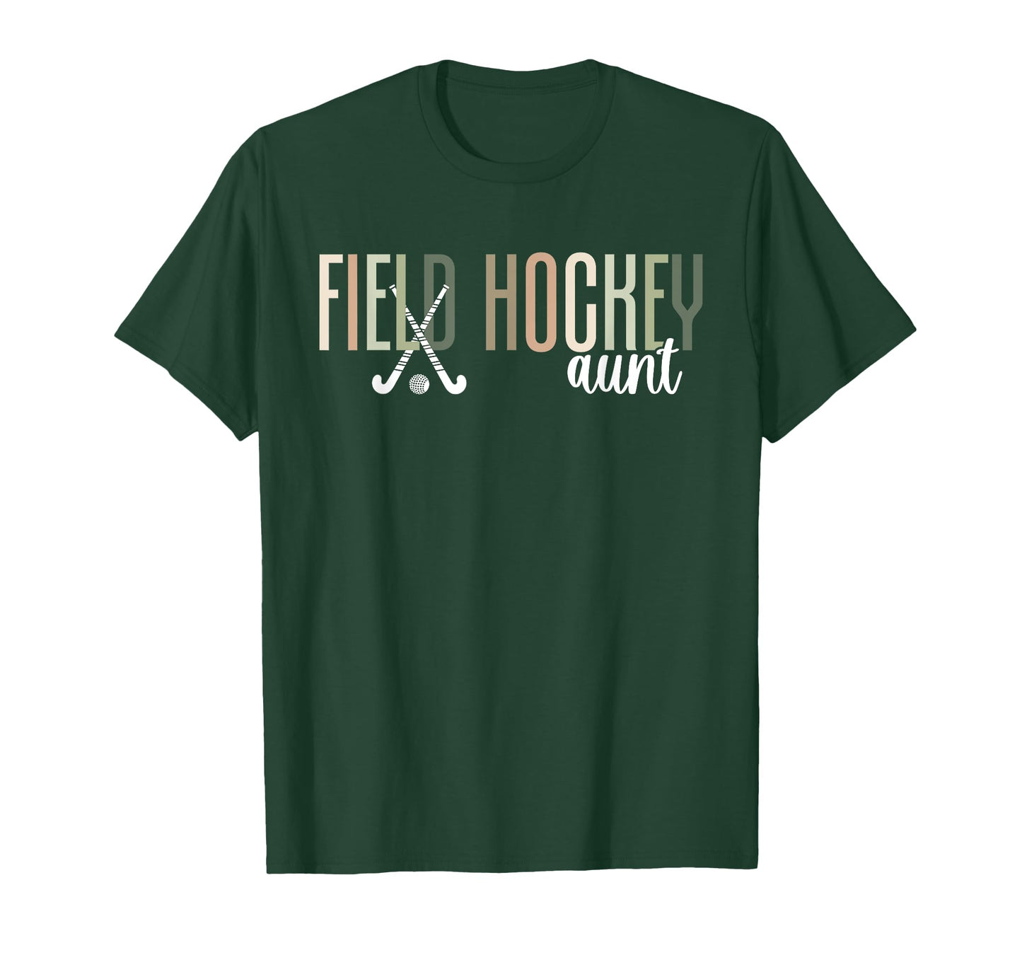 Field Hockey Aunt Of A Field Hockey Player Auntie T-Shirt