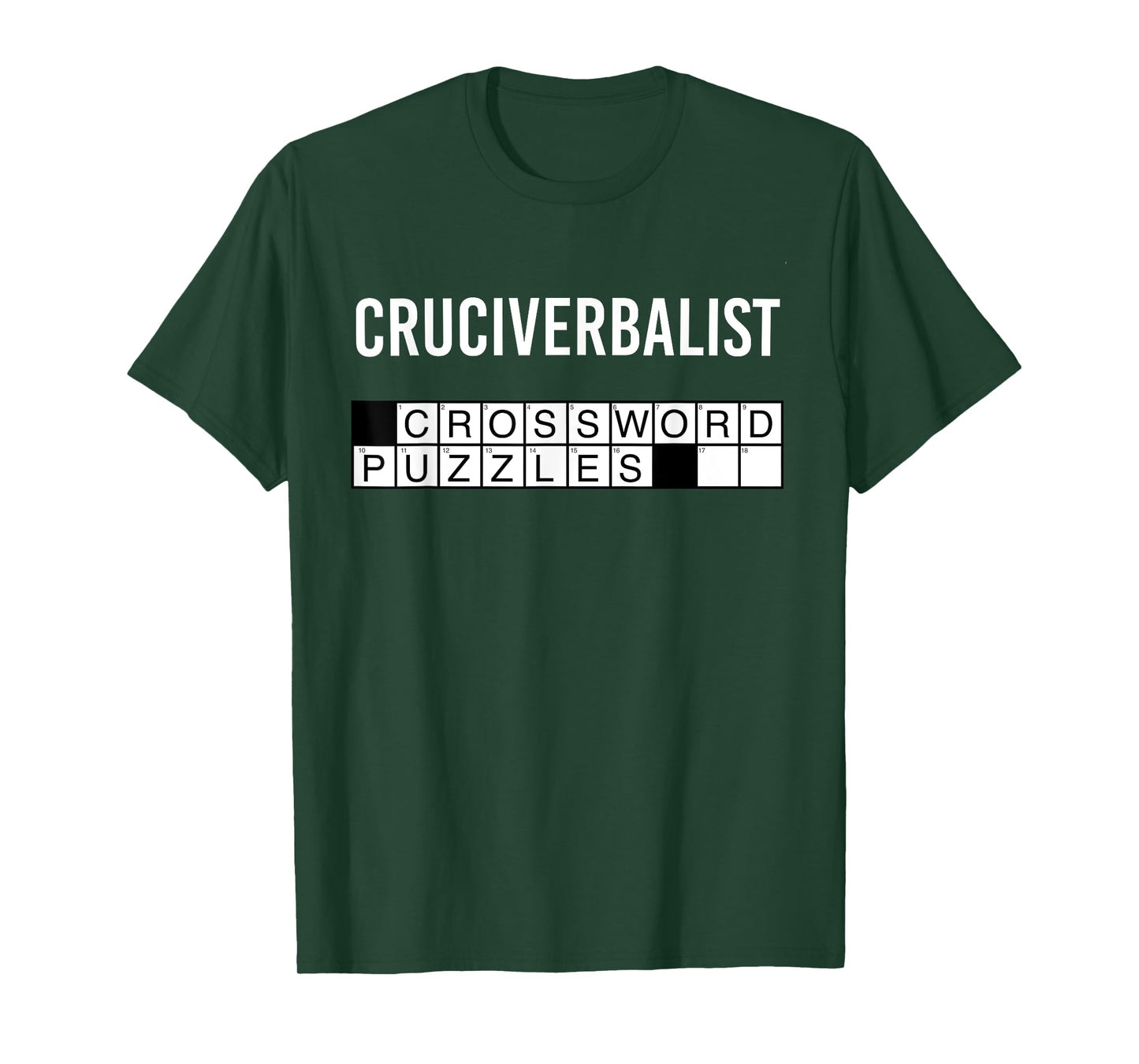 Funny Cruciverbalist Crossword Puzzles Enthusiast Pun Outfit T-Shirt