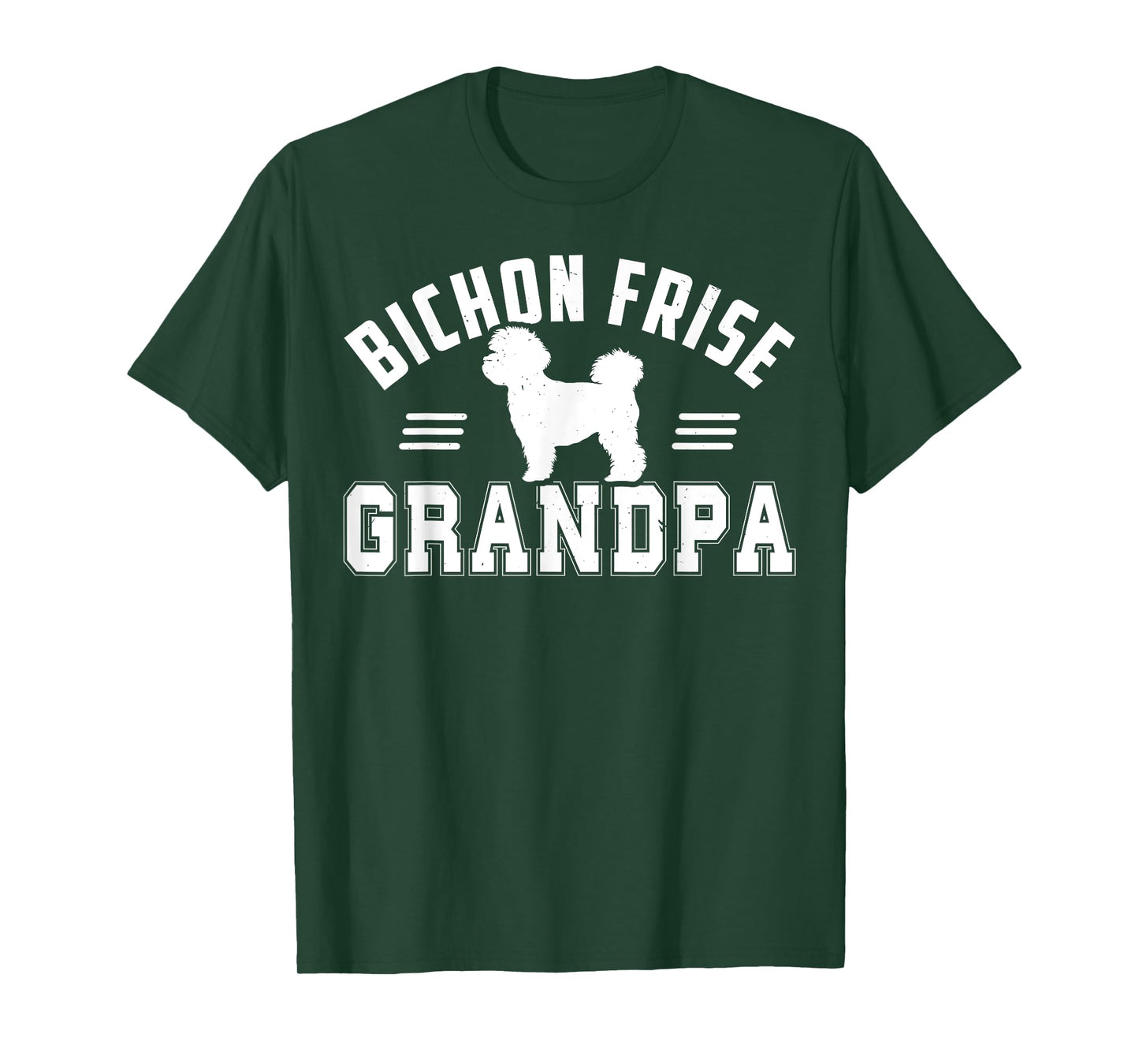 Bichon Frise Grandpa Bichon Frise Dog T-Shirt for Men Women