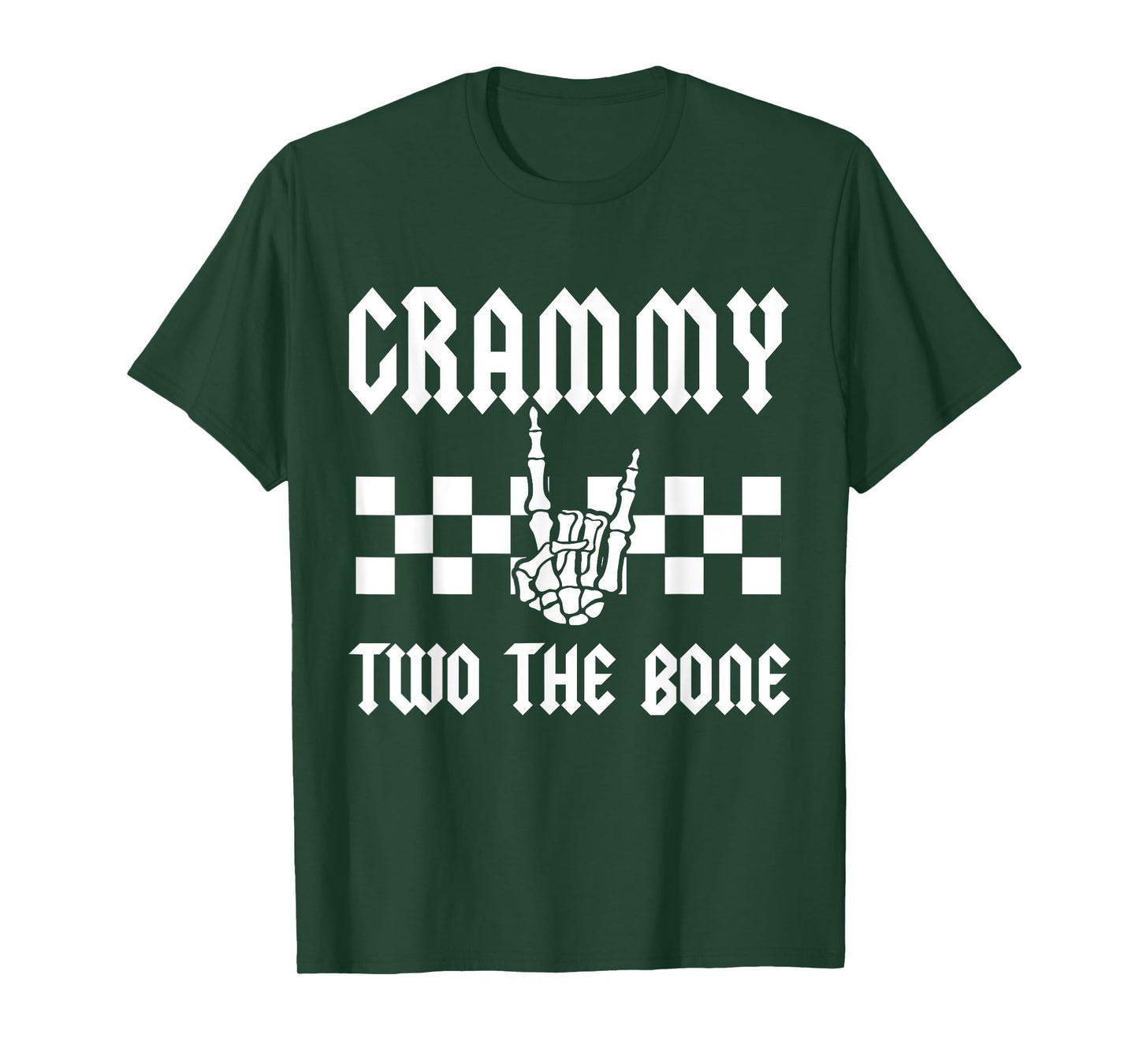 Grammy Two The Bone Skeleton Hand 2nd Birthday Boy Girl T-Shirt