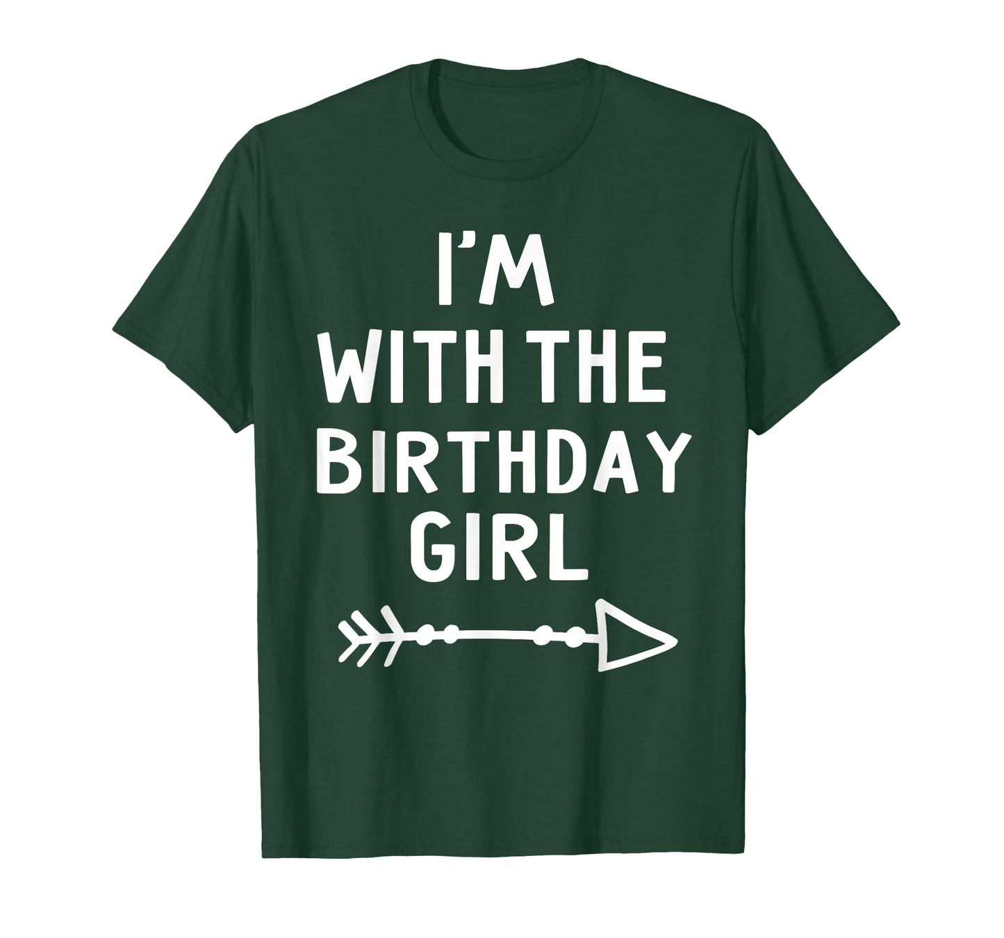 I'm With The Birthday Girl Happy Halloween Costume Gift T-Shirt