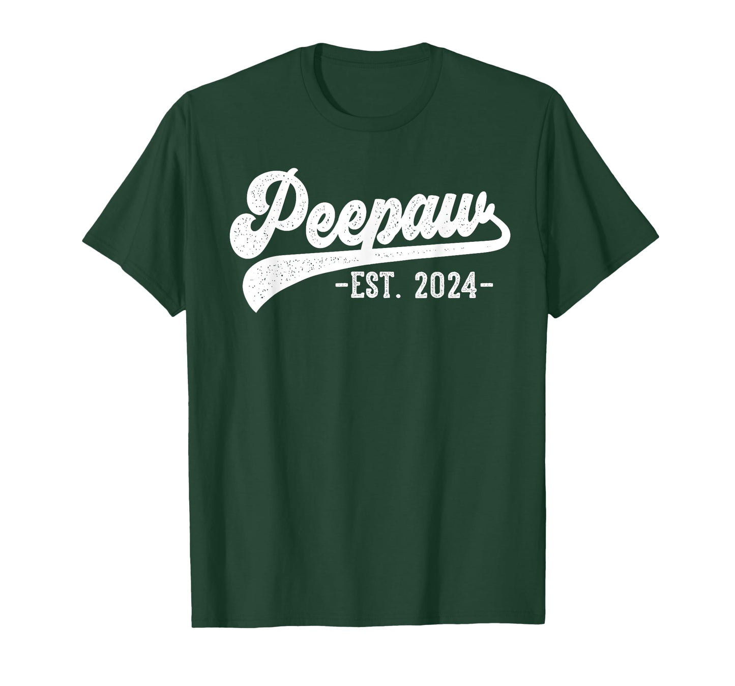 Peepaw Est 2024 Peepaw To Be Gifts New Peepaw T-Shirt