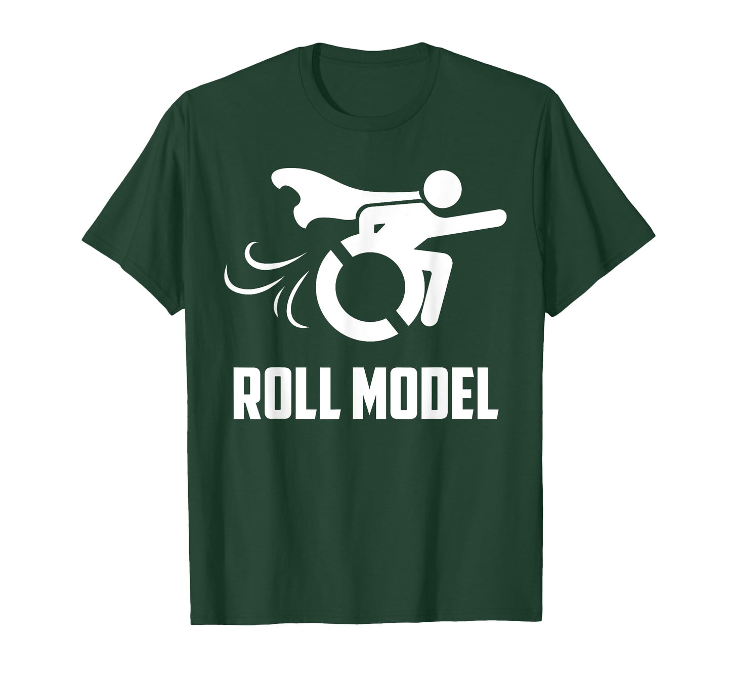 Wheelchair Handicap Art For Men Women Roll Model Wheelchair T-Shirt