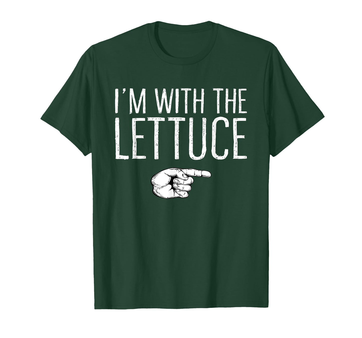 I'm With The Lettuce Matching Costume Lazy Halloween Party T-Shirt