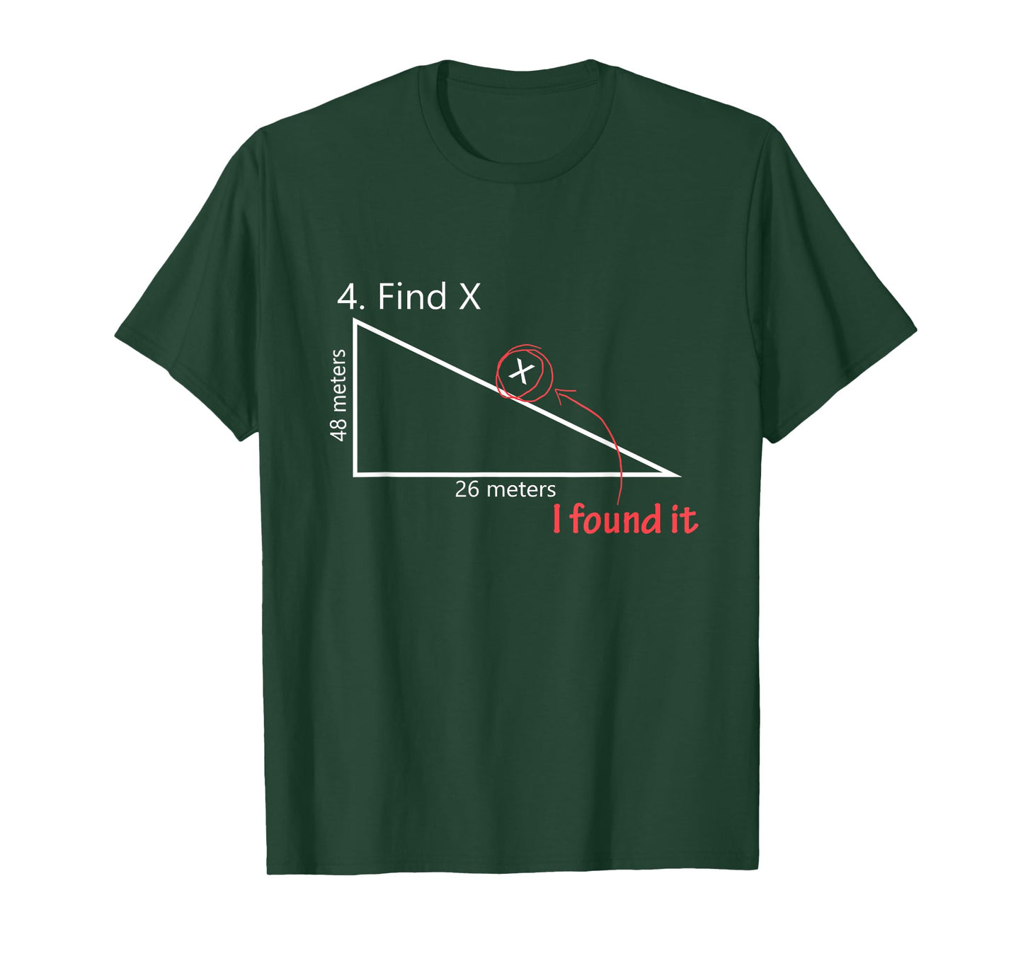 Find X Math Teacher Graphic Sarcastic Gift Novelty Dad Joke Men Women Girls Kids T-Shirt