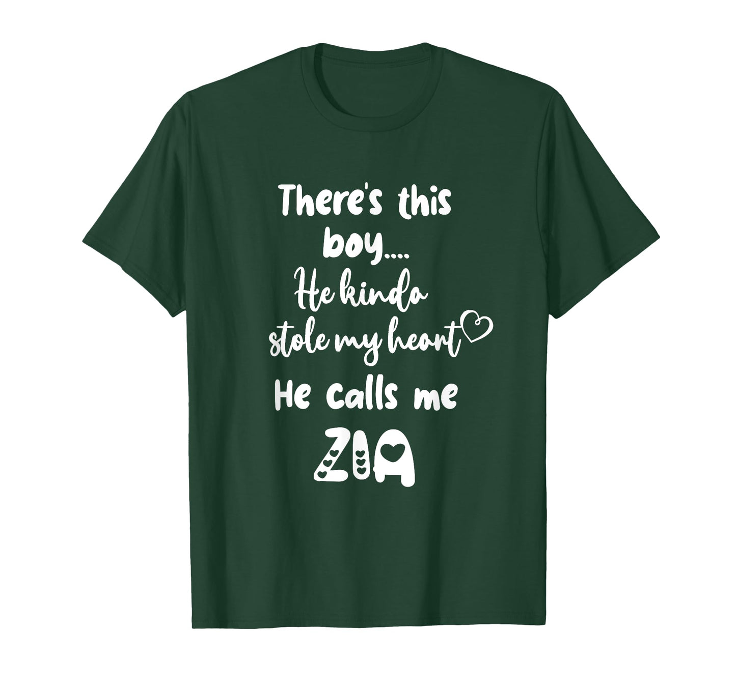 Italy Italian Aunt This Boy Calls Me Zia T-Shirt