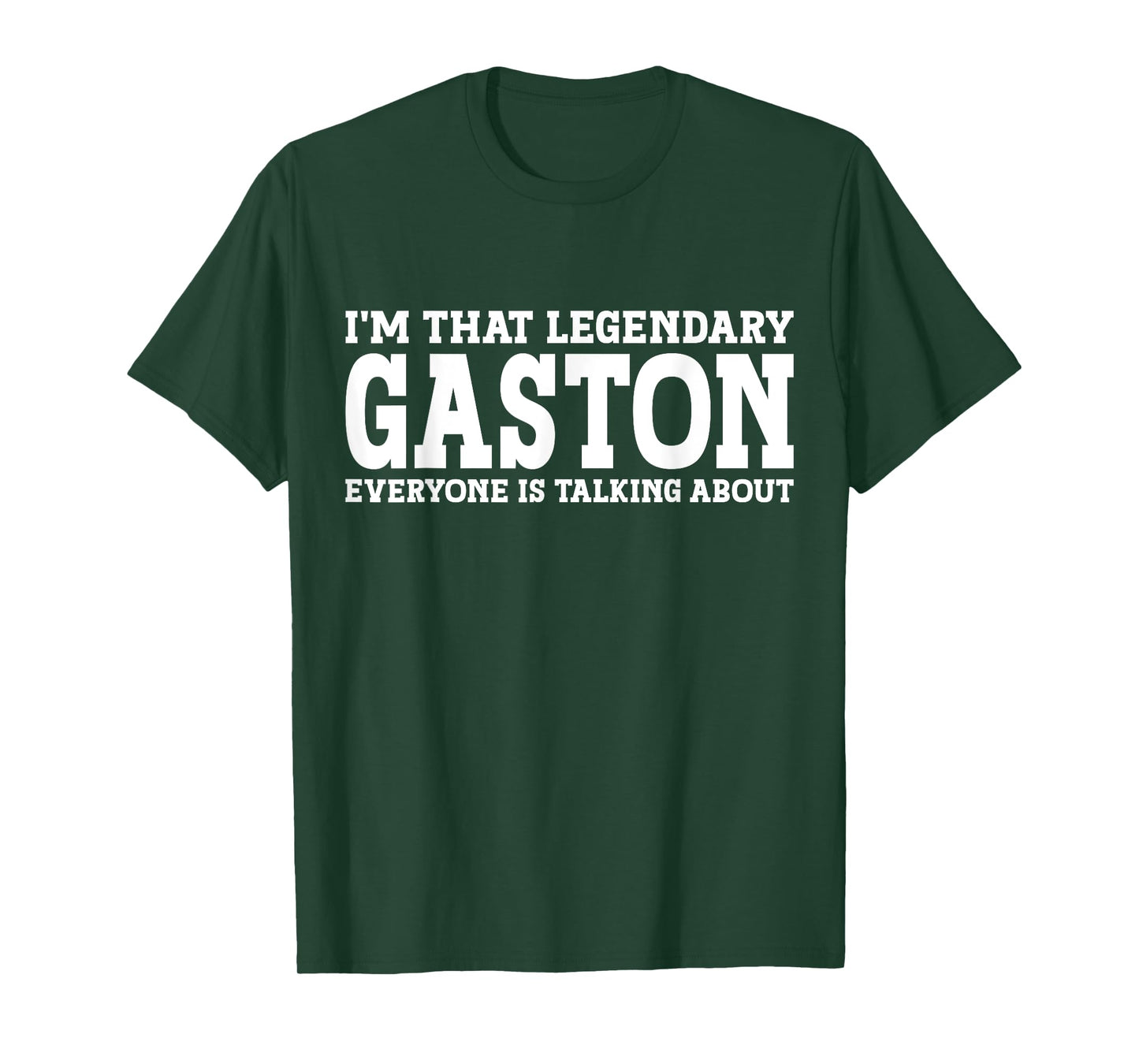 Gaston Surname Funny Team Family Last Name Gaston T-Shirt