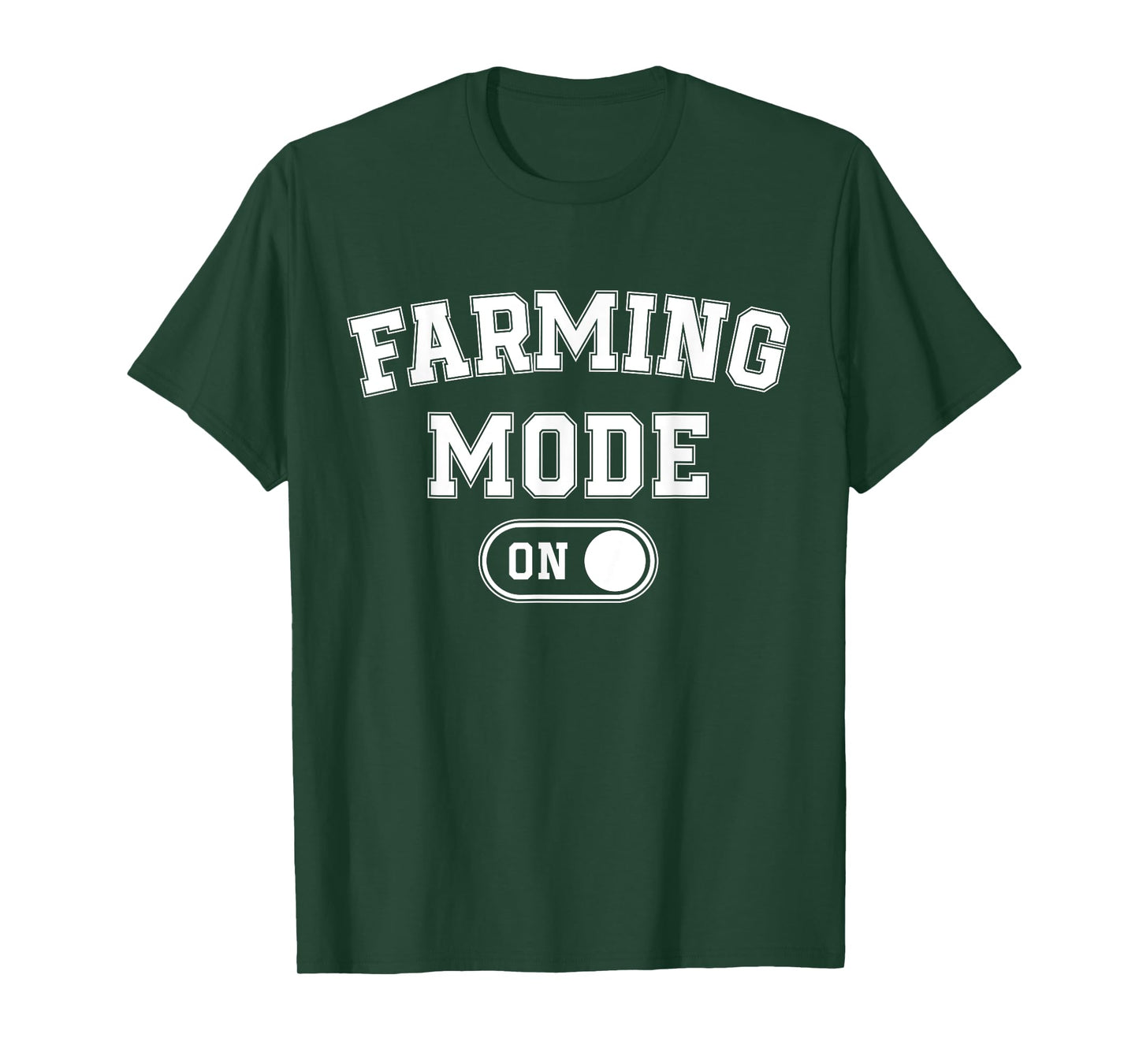 Farming Mode On Funny Farmer Gift Rancher Cowboy Cowgirl T-Shirt