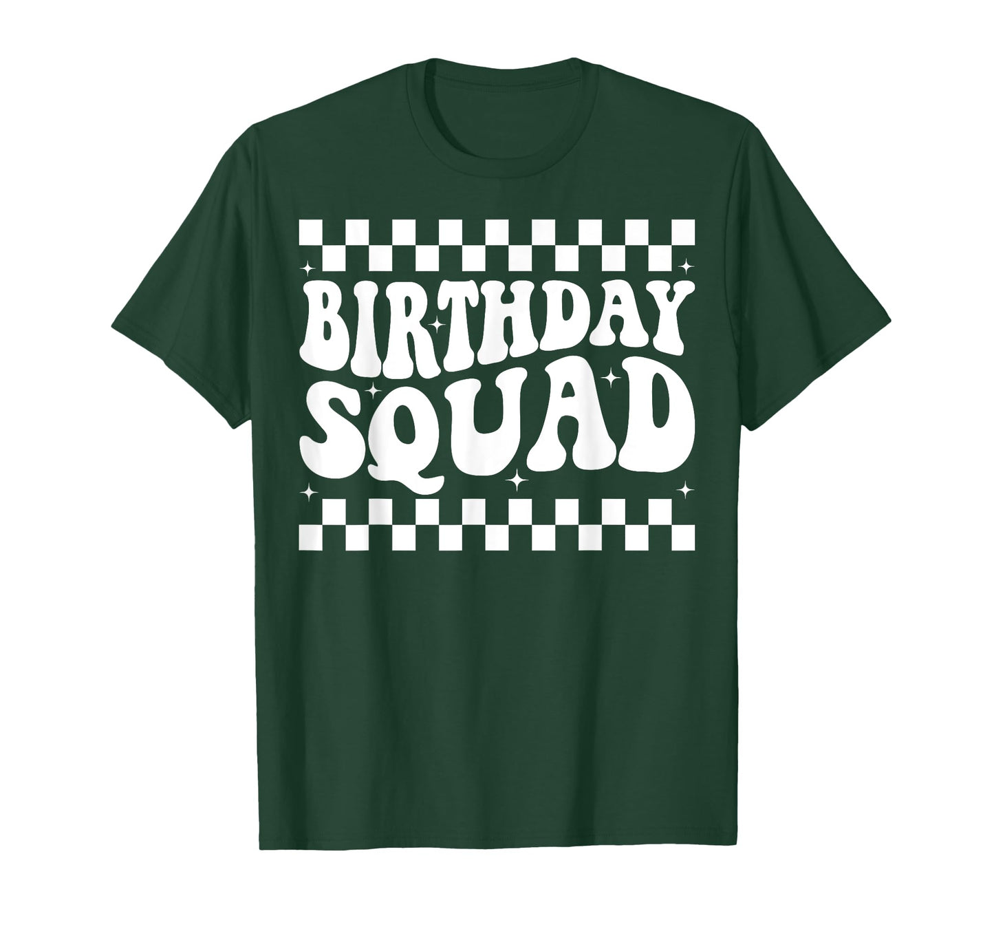 Birthday Squad Groovy Matching Family Birthday Squad T-Shirt