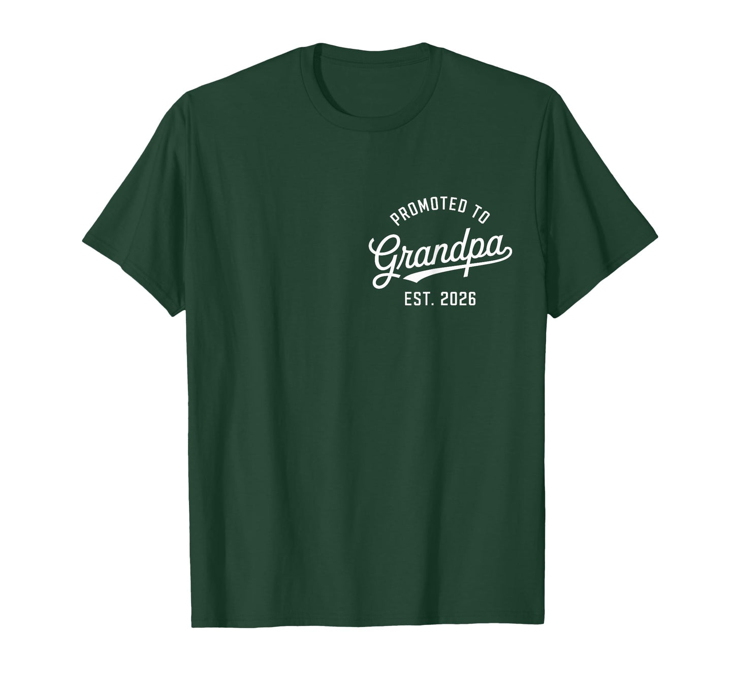 Promoted to Grandpa 2026 T-Shirt