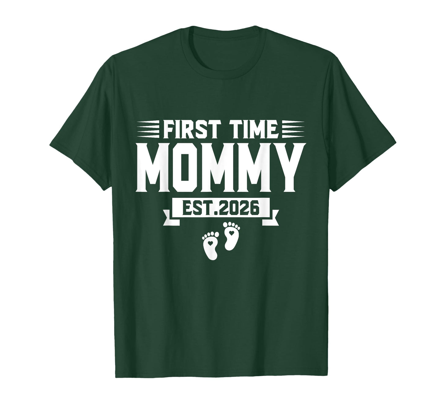 First Time mom est 2026 mom Family Soon to be Mommy 2026 T-Shirt