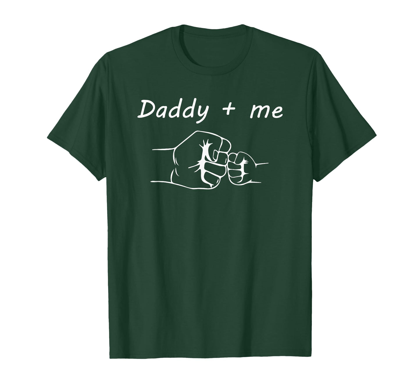 Daddy and Me Best Dad Ever Fist Bump Funny Father's Day T-Shirt